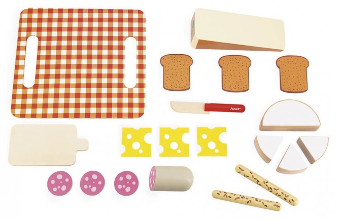 Zestaw Francuski aperitif deska serów i wędlin Janod